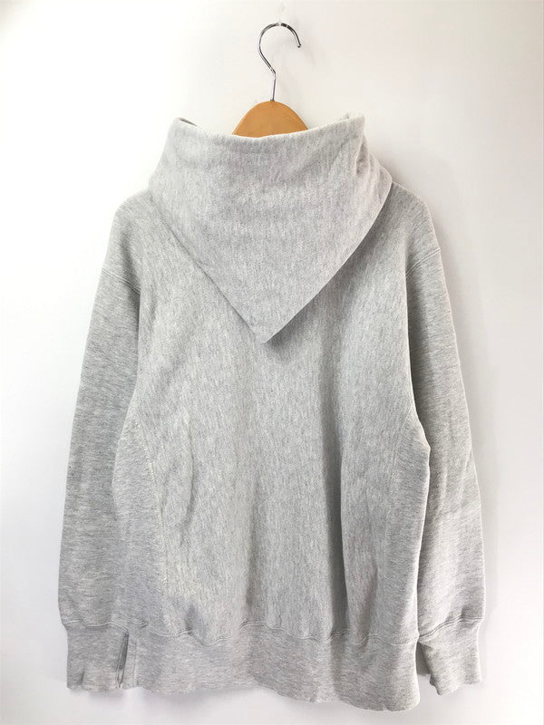 【中古品】【メンズ】 CHAMPION チャンピオン 90's REVERSE WEAVE MCDONOGH HOODIE リバース ウィーブ プリント パーカー トップス 146-260704-rt-01-tag サイズ：L カラー：グレー 万代Net店
