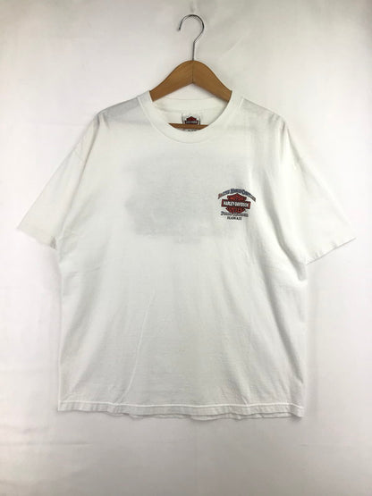 【中古品】【メンズ】 HATLEY DAVIDSON ハーレーダビッドソン 00's HAWAII TEE WHITE ハワイ Tシャツ 半袖Tシャツ トップス 146-260726-rt-05-tagh サイズ：XL カラー：ホワイト 万代Net店