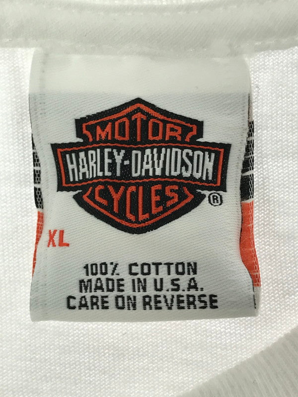 【中古品】【メンズ】 HATLEY DAVIDSON ハーレーダビッドソン 00's HAWAII TEE WHITE ハワイ Tシャツ 半袖Tシャツ トップス 146-260726-rt-05-tagh サイズ：XL カラー：ホワイト 万代Net店