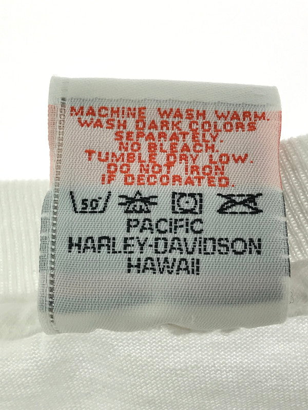 【中古品】【メンズ】 HATLEY DAVIDSON ハーレーダビッドソン 00's HAWAII TEE WHITE ハワイ Tシャツ 半袖Tシャツ トップス 146-260726-rt-05-tagh サイズ：XL カラー：ホワイト 万代Net店