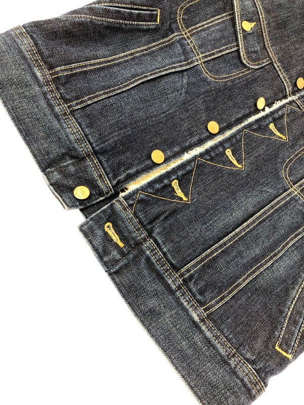 【中古品】【メンズ】 LEE リー BOA STORM RIDER DENIM LT0523 ボア ストーム ライダー デニム ジャケット ジージャン ライトアウター 145-260823-rt-26-tagh サイズ：M カラー：インディゴ 万代Net店