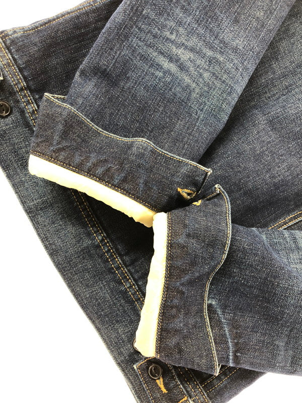 【中古品】【メンズ】 LEE リー BOA STORM RIDER DENIM LT0523 ボア ストーム ライダー デニム ジャケット ジージャン ライトアウター 145-260823-rt-26-tagh サイズ：M カラー：インディゴ 万代Net店