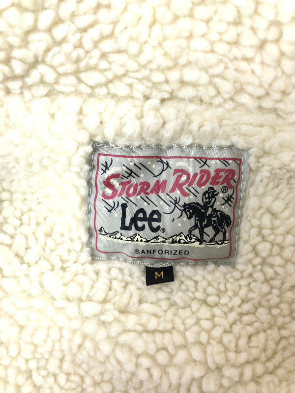 【中古品】【メンズ】 LEE リー BOA STORM RIDER DENIM LT0523 ボア ストーム ライダー デニム ジャケット ジージャン ライトアウター 145-260823-rt-26-tagh サイズ：M カラー：インディゴ 万代Net店