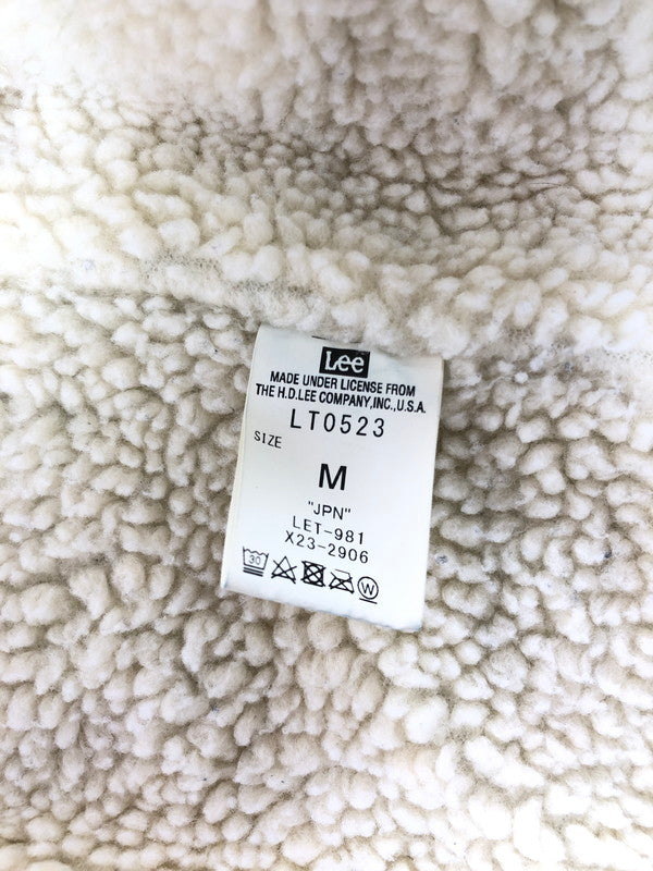 【中古品】【メンズ】 LEE リー BOA STORM RIDER DENIM LT0523 ボア ストーム ライダー デニム ジャケット ジージャン ライトアウター 145-260823-rt-26-tagh サイズ：M カラー：インディゴ 万代Net店