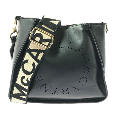 【ジャンク品】【レディース】 STELLA MCCARTNEY ステラマッカートニー 557906 MINI CROSSBODY ミニ クロスボディ バッグ 鞄 カバン 180-260707-ty-02-tagh カラー：ブラック 万代Net店