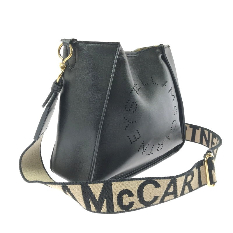 【ジャンク品】【レディース】 STELLA MCCARTNEY ステラマッカートニー 557906 MINI CROSSBODY ミニ クロスボディ バッグ 鞄 カバン 180-260707-ty-02-tagh カラー：ブラック 万代Net店