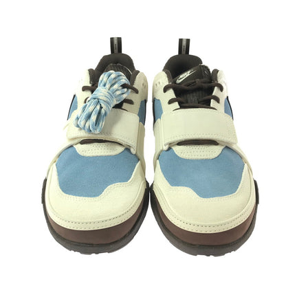 【中古美品】【メンズ】 NIKE ナイキ × TRAVIS SCOTT トラヴィススコット ZOOM FIELD JAXX HQ3072-400 ズーム フィールド ジャックス スニーカー 靴 160-260706-na-01-tagh サイズ：27.5cm US 9.5 カラー：LECHE BLUE/BAROQUE BROWN 万代Net店