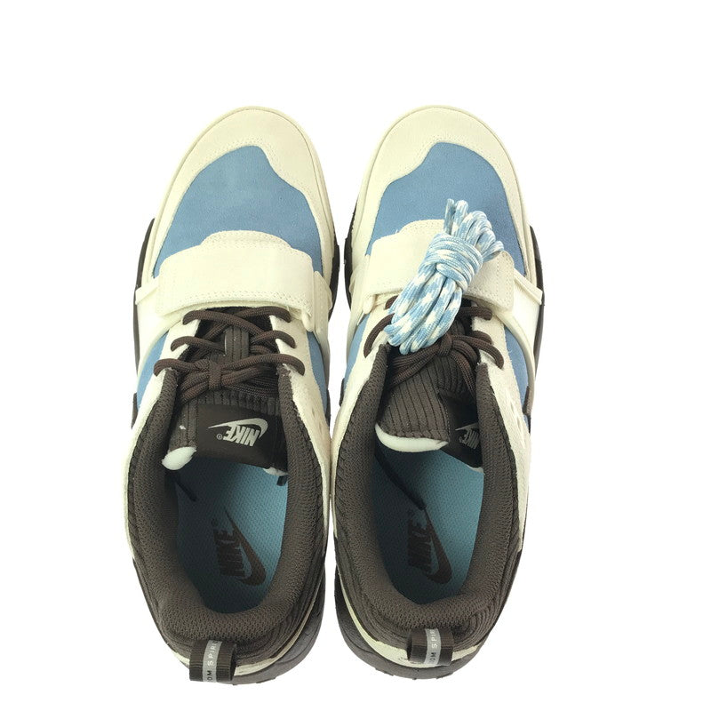 【中古美品】【メンズ】 NIKE ナイキ × TRAVIS SCOTT トラヴィススコット ZOOM FIELD JAXX HQ3072-400 ズーム フィールド ジャックス スニーカー 靴 160-260706-na-01-tagh サイズ：27.5cm US 9.5 カラー：LECHE BLUE/BAROQUE BROWN 万代Net店