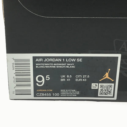 【現状渡し品】【メンズ】 NIKE ナイキ AIR JORDAN 1 LOW CZ8455-100 エアジョーダン 1 ロー スニーカー 靴 160-260706-na-04-tagh サイズ：27.5cm US 9.5 カラー：WHITE/WHITE-MIDNIGHT NAVY 万代Net店