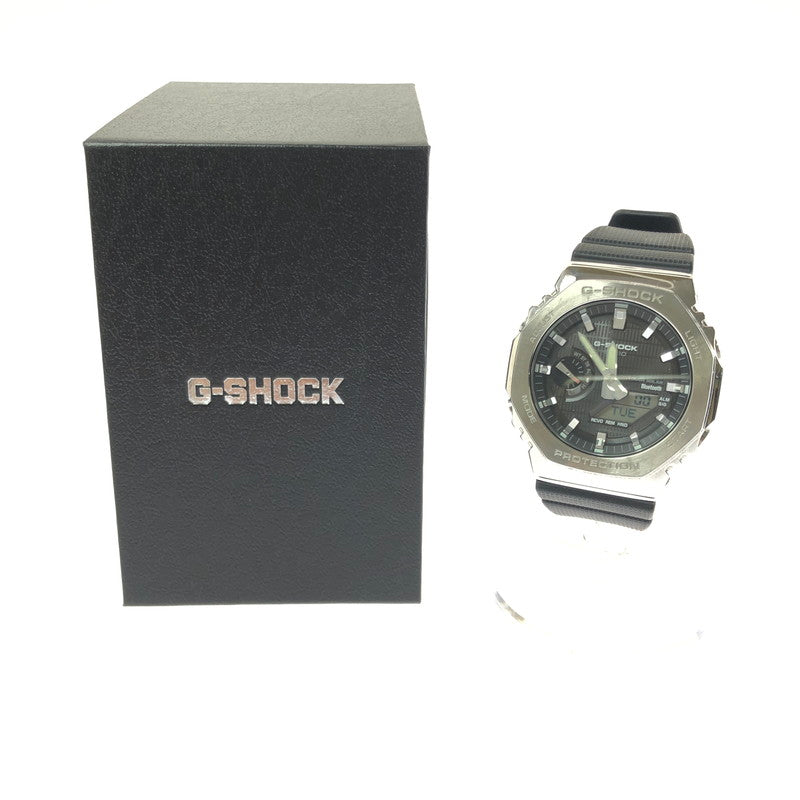 【中古品】【メンズ】 G-SHOCK ジーショック ANALOG-DIGITAL 2100 SERIES GBM-2100-1AJF アナログ デジタル タフソーラー 腕時計 196-260701-na-09-tagh カラー：ブラック/シルバー 万代Net店