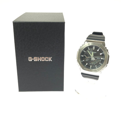 【中古品】【メンズ】 G-SHOCK ジーショック ANALOG-DIGITAL 2100 SERIES GBM-2100-1AJF アナログ デジタル タフソーラー 腕時計 196-260701-na-09-tagh カラー：ブラック/シルバー 万代Net店