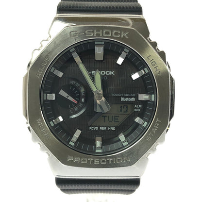 【中古品】【メンズ】 G-SHOCK ジーショック ANALOG-DIGITAL 2100 SERIES GBM-2100-1AJF アナログ デジタル タフソーラー 腕時計 196-260701-na-09-tagh カラー：ブラック/シルバー 万代Net店