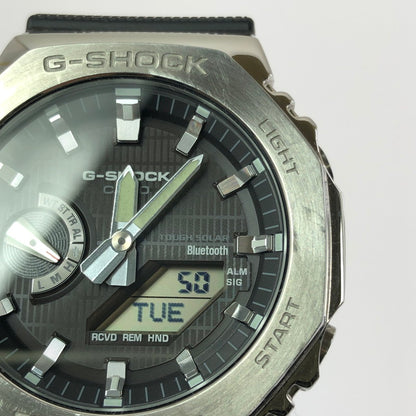 【中古品】【メンズ】 G-SHOCK ジーショック ANALOG-DIGITAL 2100 SERIES GBM-2100-1AJF アナログ デジタル タフソーラー 腕時計 196-260701-na-09-tagh カラー：ブラック/シルバー 万代Net店