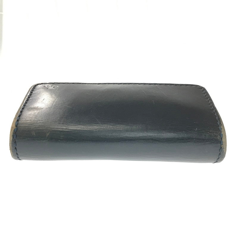 【中古品】【メンズ】 革蛸謹製 伝説モデル 鴉羽 極阿形 LEATHER LONG WALLET レザー ロングウォレット 長財布 200-260802-hi-15-tagh カラー：ブラック 万代Net店