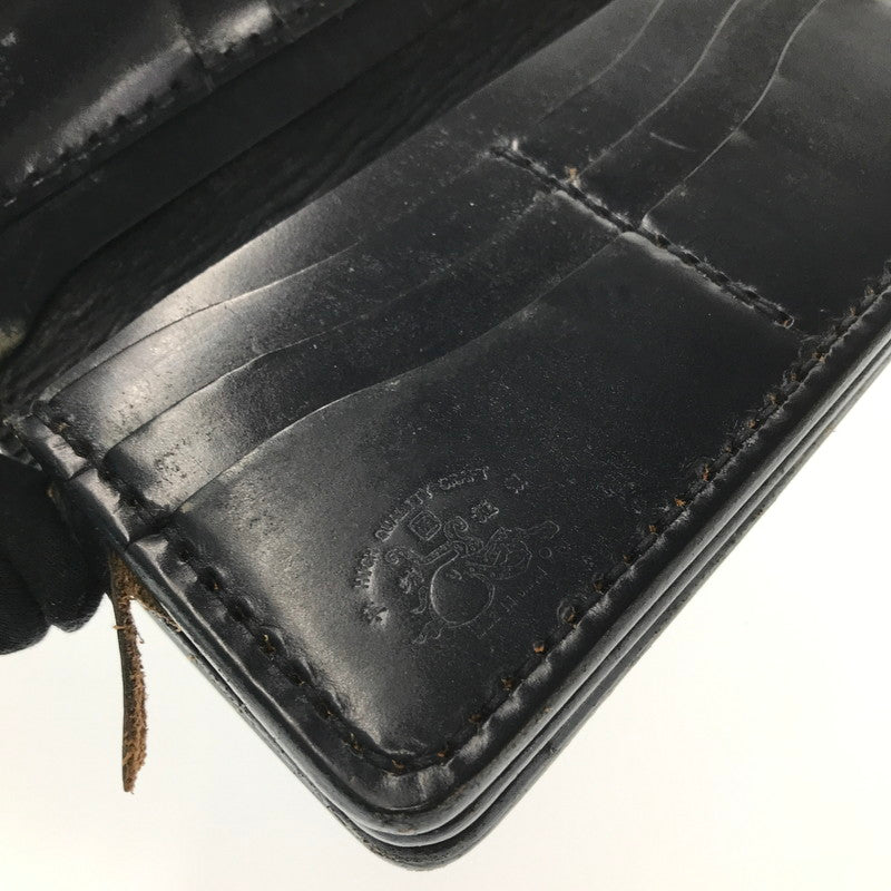 【中古品】【メンズ】 革蛸謹製 伝説モデル 鴉羽 極阿形 LEATHER LONG WALLET レザー ロングウォレット 長財布 200-260802-hi-15-tagh カラー：ブラック 万代Net店