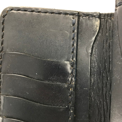 【中古品】【メンズ】 革蛸謹製 伝説モデル 鴉羽 極阿形 LEATHER LONG WALLET レザー ロングウォレット 長財布 200-260802-hi-15-tagh カラー：ブラック 万代Net店
