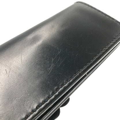 【中古品】【メンズ】 革蛸謹製 伝説モデル 鴉羽 極阿形 LEATHER LONG WALLET レザー ロングウォレット 長財布 200-260802-hi-15-tagh カラー：ブラック 万代Net店