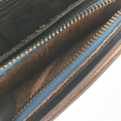 【中古品】【メンズ】 革蛸謹製 伝説モデル 鴉羽 極阿形 LEATHER LONG WALLET レザー ロングウォレット 長財布 200-260802-hi-15-tagh カラー：ブラック 万代Net店
