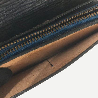 【中古品】【メンズ】 革蛸謹製 伝説モデル 鴉羽 極阿形 LEATHER LONG WALLET レザー ロングウォレット 長財布 200-260802-hi-15-tagh カラー：ブラック 万代Net店