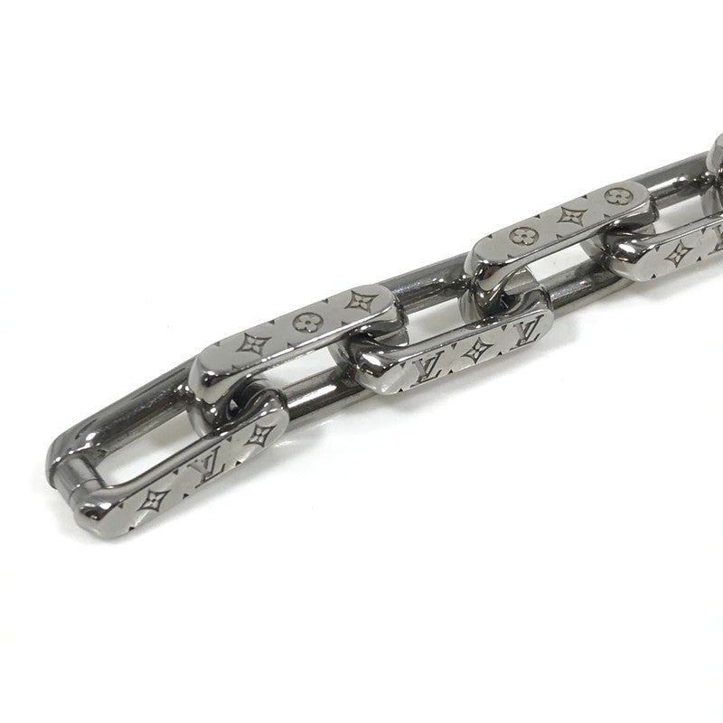【中古品】【メンズ】 LOUIS VUITTON ルイ・ヴィトン MONOGRAM CHAIN BRACELET M00309 LE0291 ブレスレット チェーン モノグラム アクセサリー 179-260630-na-03-tagh カラー：シルバー 万代Net店