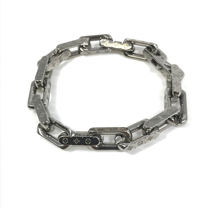 【中古品】【メンズ】 LOUIS VUITTON ルイ・ヴィトン MONOGRAM CHAIN BRACELET M00309 LE0291 ブレスレット チェーン モノグラム アクセサリー 179-260630-na-03-tagh カラー：シルバー 万代Net店
