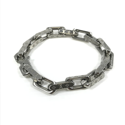 【中古品】【メンズ】 LOUIS VUITTON ルイ・ヴィトン MONOGRAM CHAIN BRACELET M00309 LE0291 ブレスレット チェーン モノグラム アクセサリー 179-260630-na-03-tagh カラー：シルバー 万代Net店