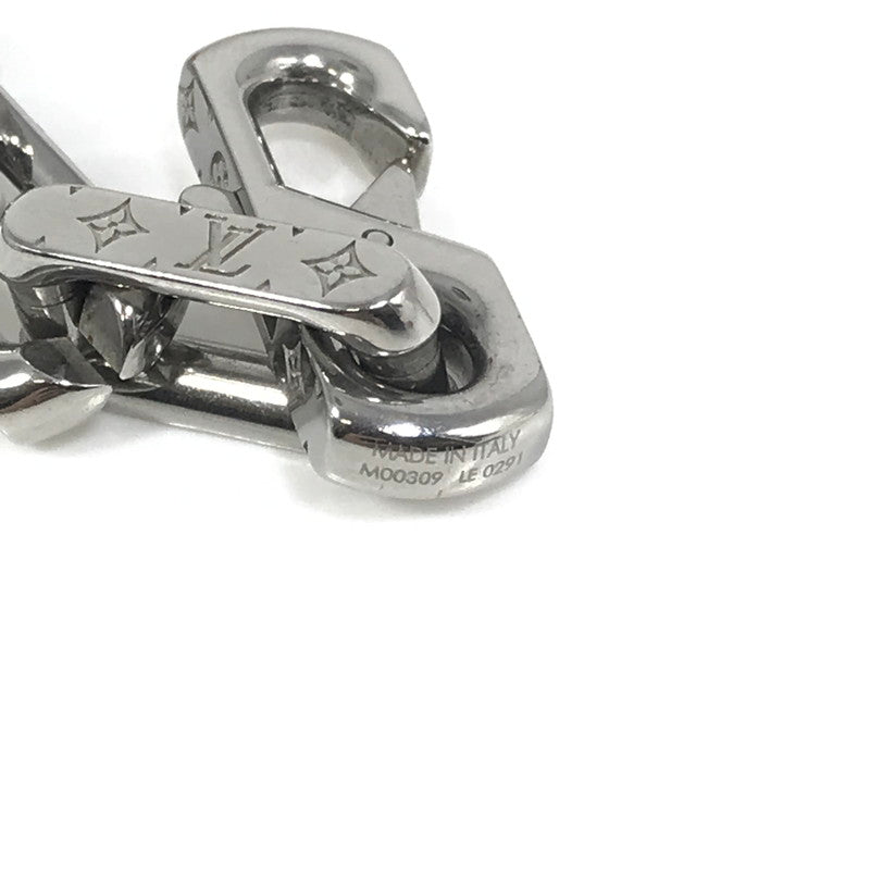 【中古品】【メンズ】 LOUIS VUITTON ルイ・ヴィトン MONOGRAM CHAIN BRACELET M00309 LE0291 ブレスレット チェーン モノグラム アクセサリー 179-260630-na-03-tagh カラー：シルバー 万代Net店