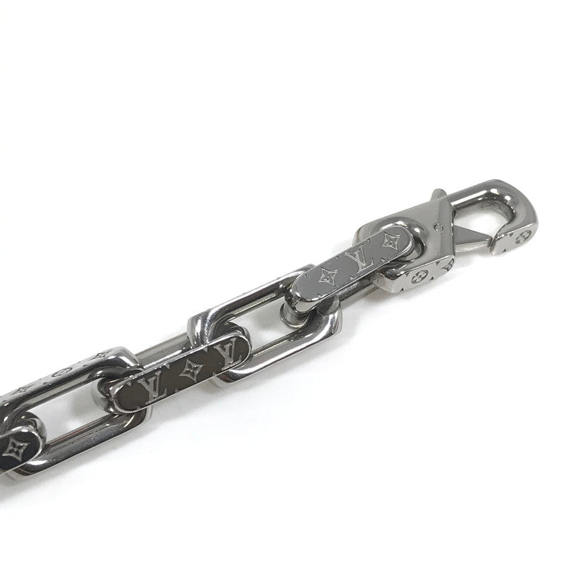 【中古品】【メンズ】 LOUIS VUITTON ルイ・ヴィトン MONOGRAM CHAIN BRACELET M00309 LE0291 ブレスレット チェーン モノグラム アクセサリー 179-260630-na-03-tagh カラー：シルバー 万代Net店
