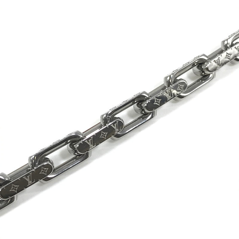【中古品】【メンズ】 LOUIS VUITTON ルイ・ヴィトン MONOGRAM CHAIN BRACELET M00309 LE0291 ブレスレット チェーン モノグラム アクセサリー 179-260630-na-03-tagh カラー：シルバー 万代Net店