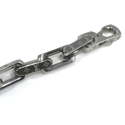 【中古品】【メンズ】 LOUIS VUITTON ルイ・ヴィトン MONOGRAM CHAIN BRACELET M00309 LE0291 ブレスレット チェーン モノグラム アクセサリー 179-260630-na-03-tagh カラー：シルバー 万代Net店