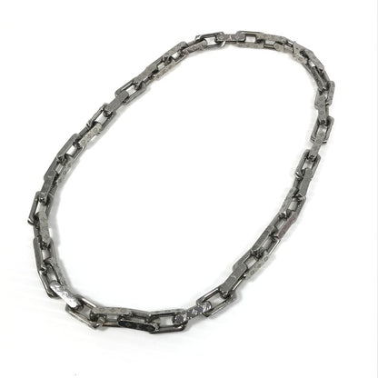 【中古品】【メンズ】 LOUIS VUITTON ルイ・ヴィトン MONOGRAM CHAIN NECKLACE M00307 LE0281 ネックレス チェーン モノグラム アクセサリー 179-260630-na-04-tagh カラー：シルバー 万代Net店