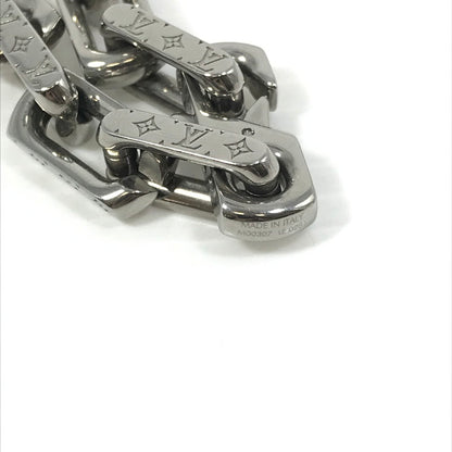 【中古品】【メンズ】 LOUIS VUITTON ルイ・ヴィトン MONOGRAM CHAIN NECKLACE M00307 LE0281 ネックレス チェーン モノグラム アクセサリー 179-260630-na-04-tagh カラー：シルバー 万代Net店