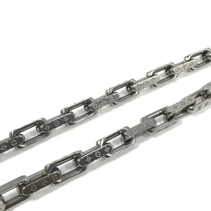 【中古品】【メンズ】 LOUIS VUITTON ルイ・ヴィトン MONOGRAM CHAIN NECKLACE M00307 LE0281 ネックレス チェーン モノグラム アクセサリー 179-260630-na-04-tagh カラー：シルバー 万代Net店