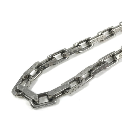 【中古品】【メンズ】 LOUIS VUITTON ルイ・ヴィトン MONOGRAM CHAIN NECKLACE M00307 LE0281 ネックレス チェーン モノグラム アクセサリー 179-260630-na-04-tagh カラー：シルバー 万代Net店