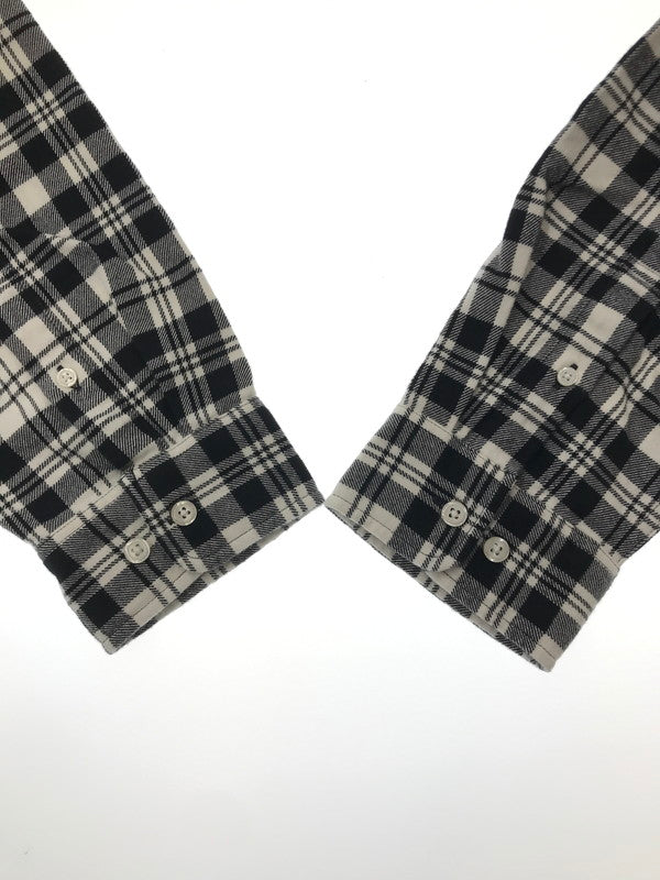 【中古美品】【メンズ】 SUPREME シュプリーム 25AW FLANNEL SHIRT 25年 フランネルシャツ 長袖 シャツ 149-260703-YY-01-tagh サイズ：L カラー：ブラック/ホワイト 万代Net店