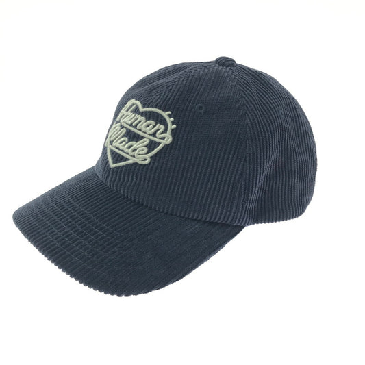 【中古品】【メンズ】 HUMAN MADE ヒューマンメイド 6-PANEL CORDUROY CAP HM30GD071 6パネル コーデュロイ キャップ 帽子 185-260701-na-12-tagh カラー：ネイビー 万代Net店
