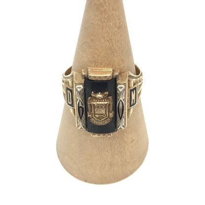 【現状渡し品】【メンズ】 JOSTEN ジャスティン 1960年製 10K "HAMMOND" COLLEGE RING カレッジリング 指輪 アクセサリー 192-260629-na-03-tagh カラー：ゴールド 万代Net店