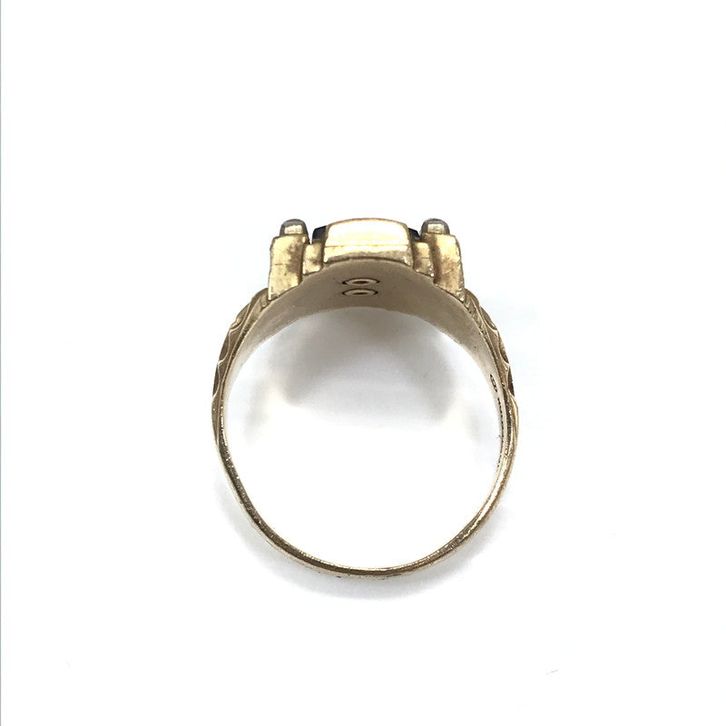 【現状渡し品】【メンズ】 JOSTEN ジャスティン 1960年製 10K "HAMMOND" COLLEGE RING カレッジリング 指輪 アクセサリー 192-260629-na-03-tagh カラー：ゴールド 万代Net店