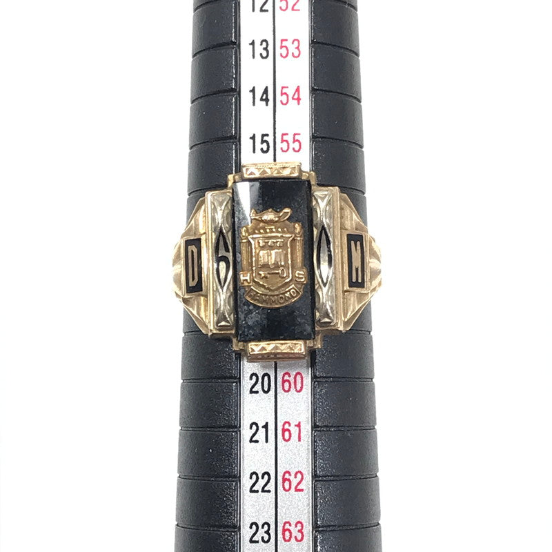 【現状渡し品】【メンズ】 JOSTEN ジャスティン 1960年製 10K "HAMMOND" COLLEGE RING カレッジリング 指輪 アクセサリー 192-260629-na-03-tagh カラー：ゴールド 万代Net店