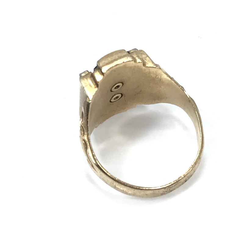 【現状渡し品】【メンズ】 JOSTEN ジャスティン 1960年製 10K "HAMMOND" COLLEGE RING カレッジリング 指輪 アクセサリー 192-260629-na-03-tagh カラー：ゴールド 万代Net店