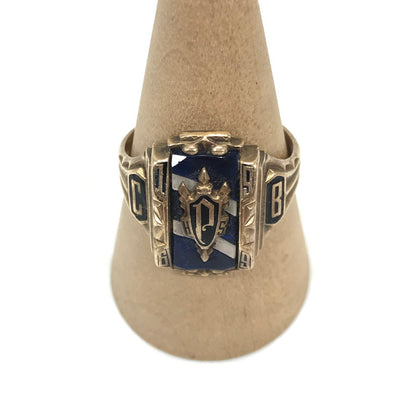 【現状渡し品】【メンズ】 JOSTEN ジャスティン 1969年製 10K "HS" COLLEGE RING カレッジリング 指輪 アクセサリー 192-260629-na-02-tagh カラー：ゴールド 万代Net店