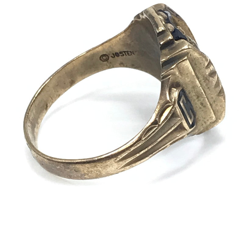 【現状渡し品】【メンズ】 JOSTEN ジャスティン 1969年製 10K "HS" COLLEGE RING カレッジリング 指輪 アクセサリー 192-260629-na-02-tagh カラー：ゴールド 万代Net店