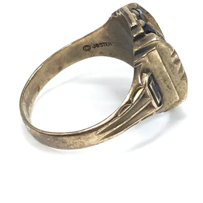 【現状渡し品】【メンズ】 JOSTEN ジャスティン 1969年製 10K "HS" COLLEGE RING カレッジリング 指輪 アクセサリー 192-260629-na-02-tagh カラー：ゴールド 万代Net店
