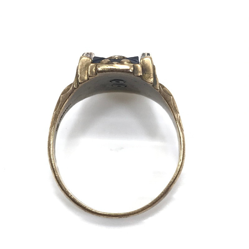 【現状渡し品】【メンズ】 JOSTEN ジャスティン 1969年製 10K "HS" COLLEGE RING カレッジリング 指輪 アクセサリー 192-260629-na-02-tagh カラー：ゴールド 万代Net店