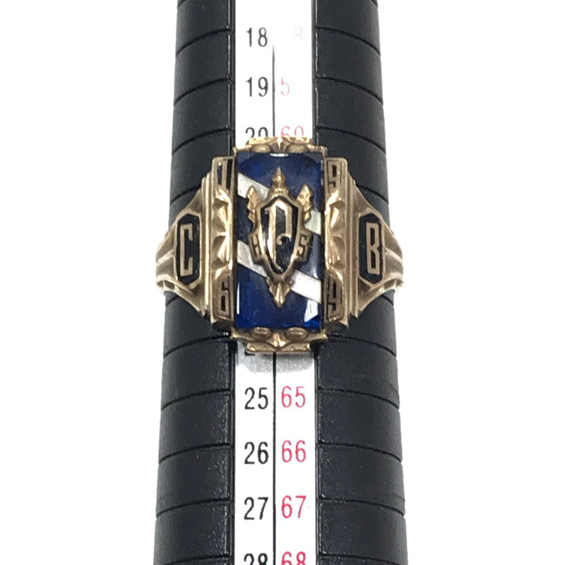 【現状渡し品】【メンズ】 JOSTEN ジャスティン 1969年製 10K "HS" COLLEGE RING カレッジリング 指輪 アクセサリー 192-260629-na-02-tagh カラー：ゴールド 万代Net店