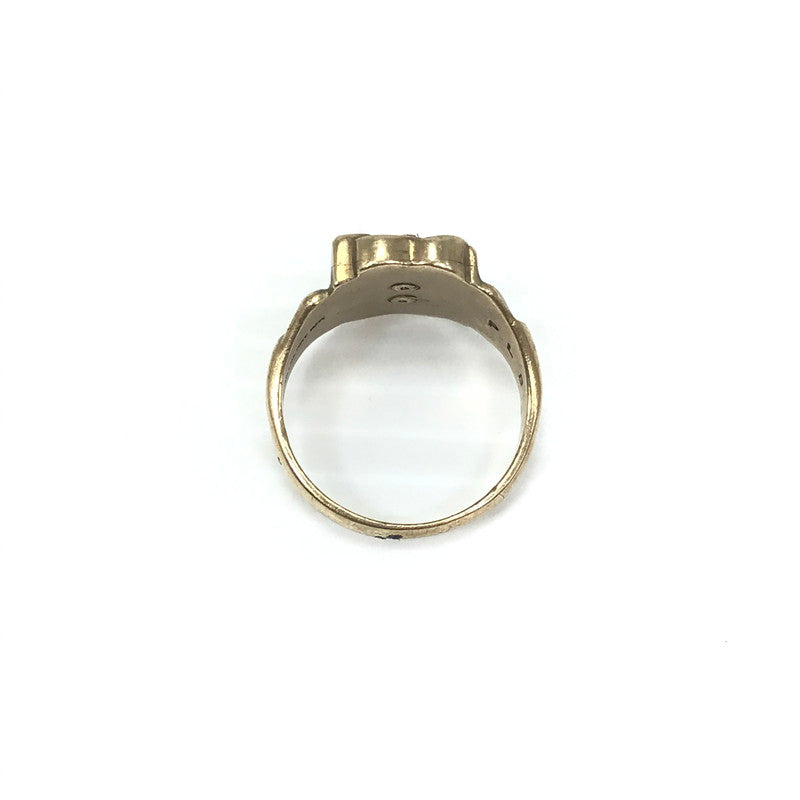 【現状渡し品】【メンズ】 JOSTEN ジャスティン 1979年製 10K "SPARTA" COLLEGE RING カレッジリング 指輪 アクセサリー 192-260629-na-01-tagh カラー：ゴールド 万代Net店
