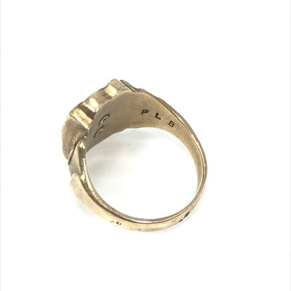【現状渡し品】【メンズ】 JOSTEN ジャスティン 1979年製 10K "SPARTA" COLLEGE RING カレッジリング 指輪 アクセサリー 192-260629-na-01-tagh カラー：ゴールド 万代Net店
