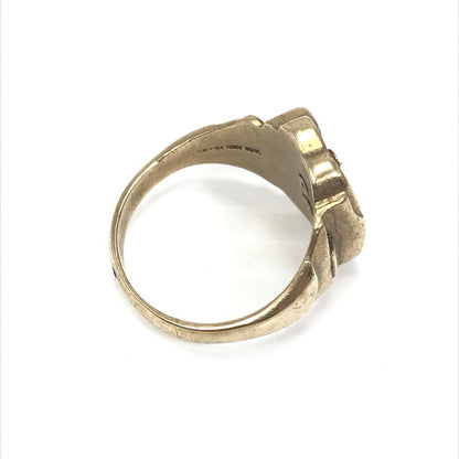 【現状渡し品】【メンズ】 JOSTEN ジャスティン 1979年製 10K "SPARTA" COLLEGE RING カレッジリング 指輪 アクセサリー 192-260629-na-01-tagh カラー：ゴールド 万代Net店