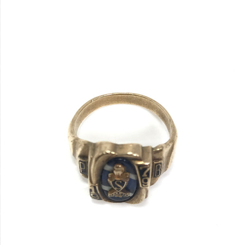 【現状渡し品】【メンズ】 JOSTEN ジャスティン 1979年製 10K "SPARTA" COLLEGE RING カレッジリング 指輪 アクセサリー 192-260629-na-01-tagh カラー：ゴールド 万代Net店