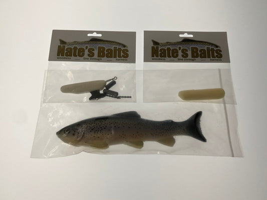 【中古美品】 NATE'S BAITS ネイトベイト 9インチ リギングキット・フロートコアセット ルアー 釣り 釣り具等 135-260704-na-05-tagh 万代Net店